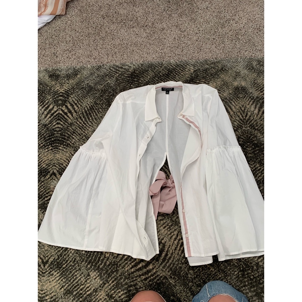 White and pink shirt